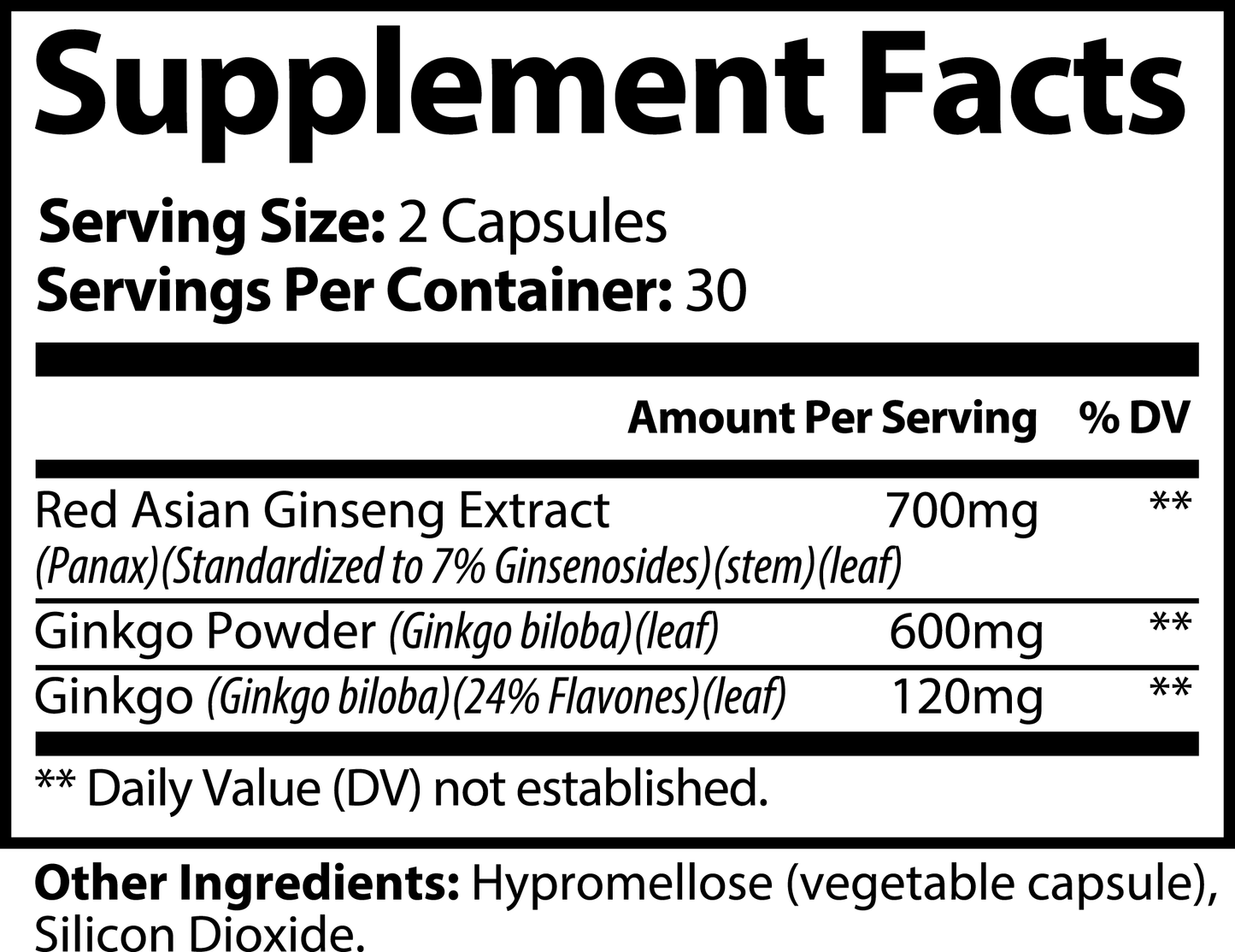 Ginkgo Biloba + Ginseng ME 969